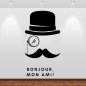 Preview: Wandsticker 46242 Poirot Zitat